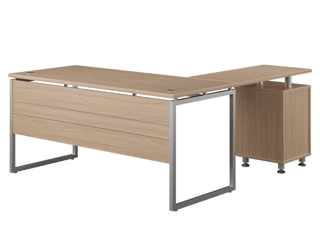 Bàn làm việc chân sắt HR160C2 - Image 3